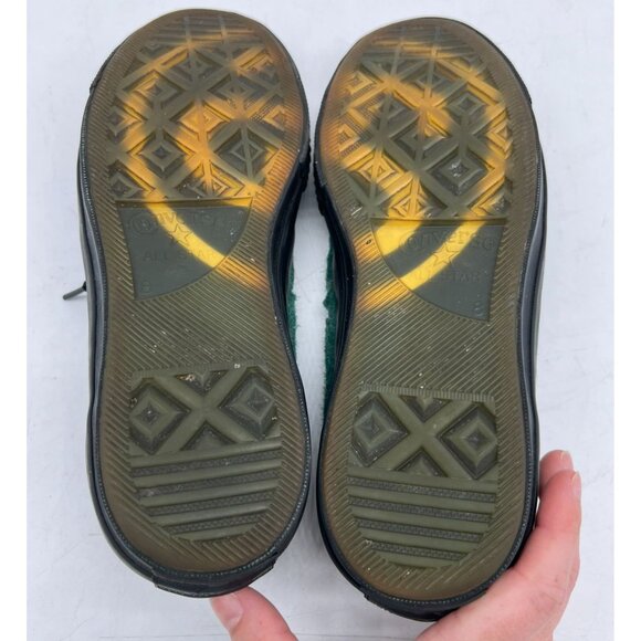 Converse X Stussy Unisex One Star Low Top Sneakers Mens 8/ Womens 10 Green Suede - Picture 8 of 8